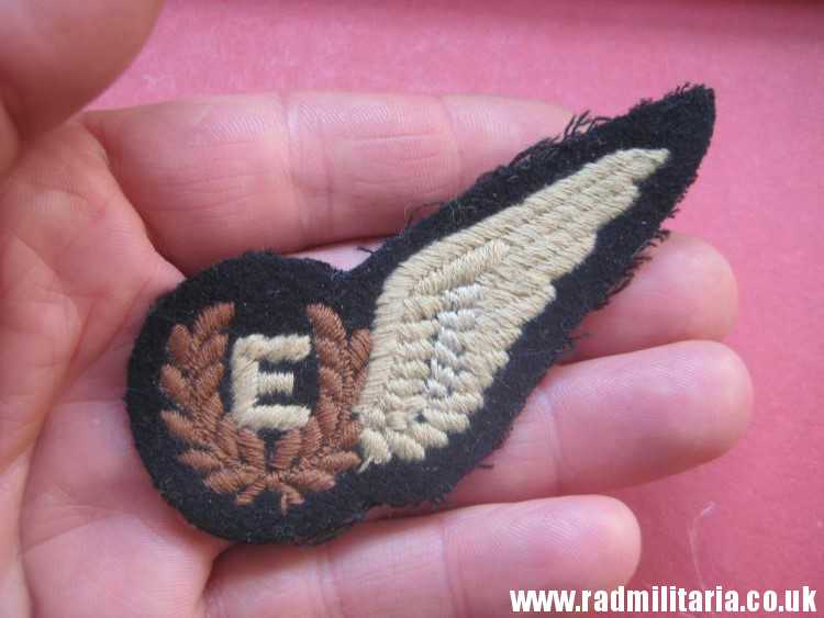 & Royal Air Force RAF PATCHE - Flight Engineer brevet, original. - Image 5