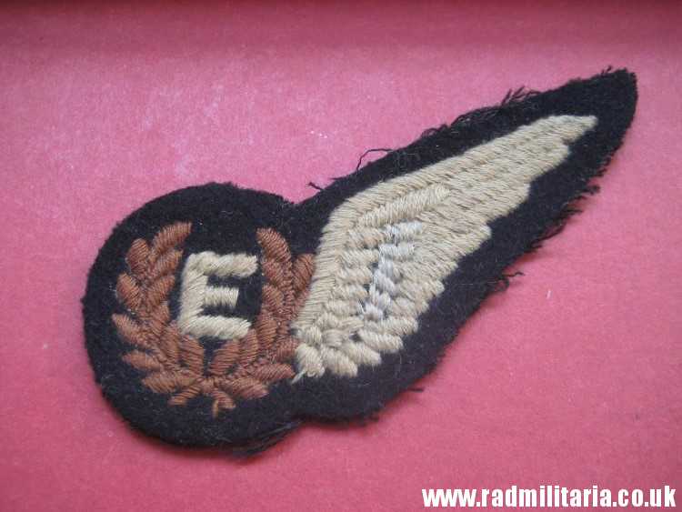 & Royal Air Force RAF PATCHE - Flight Engineer brevet, original. - Image 9