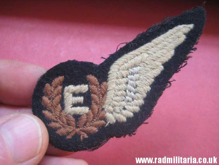 & Royal Air Force RAF PATCHE - Flight Engineer brevet, original. - Image 13