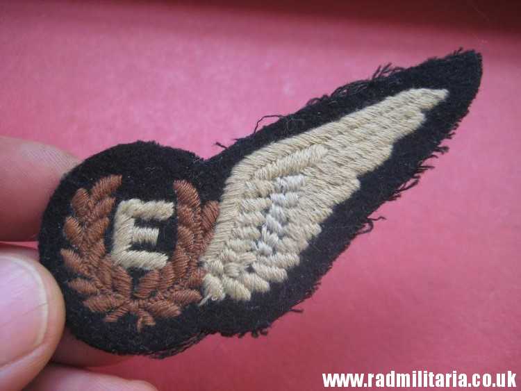& Royal Air Force RAF PATCHE - Flight Engineer brevet, original. - Image 14