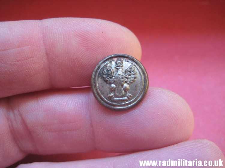 & WW1 Polish MILITARY BUTTON with crowned eagle: I Korpus Polski w Rosji - maker: Kopiejkin Pietrograd Russia, very rare !!! - Image 19