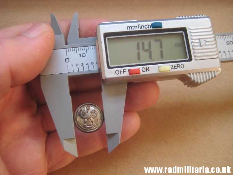 & WW1 Polish MILITARY BUTTON with crowned eagle: I Korpus Polski w Rosji - maker: Kopiejkin Pietrograd Russia, very rare !!! - Image 18