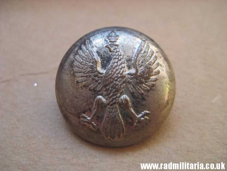 & WW1 Polish MILITARY BUTTON with eagle: I Korpus Polski w Rosji - maker: Kopiejkin Pietrograd Russia, very rare !! - Image 2