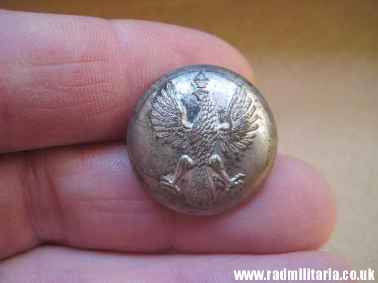 & WW1 Polish MILITARY BUTTON with eagle: I Korpus Polski w Rosji - maker: Kopiejkin Pietrograd Russia, very rare !! - Image 10