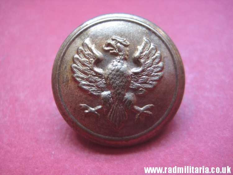 & WW1 Polish MILITARY BUTTON with eagle LEGIONY POLSKIE - rare - Image 2