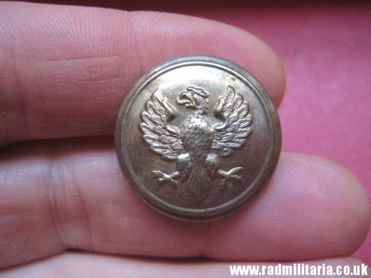 & WW1 Polish MILITARY BUTTON with eagle LEGIONY POLSKIE - rare - Image 3