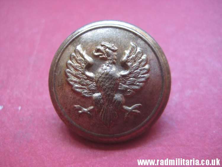 & WW1 Polish MILITARY BUTTON with eagle LEGIONY POLSKIE - rare