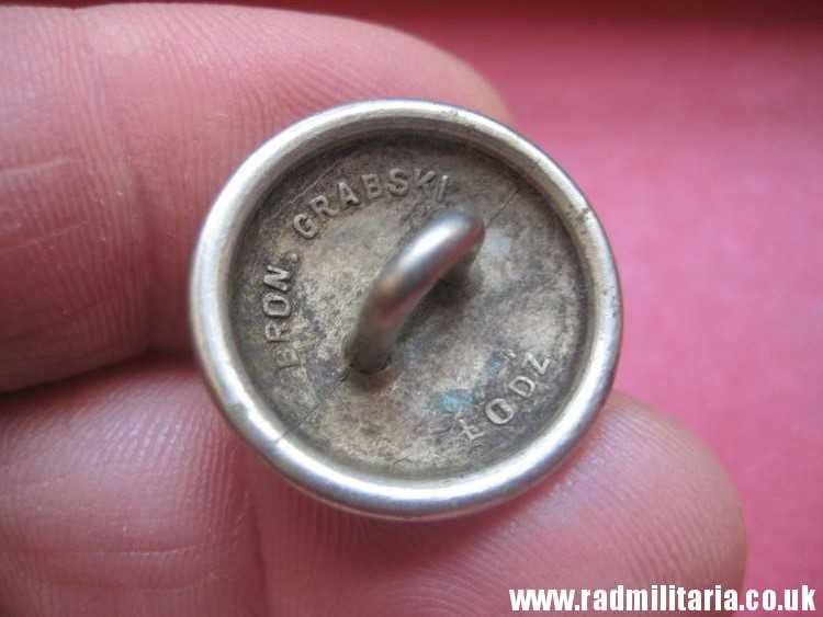 & original POLISH MILITARY BUTTON pattern 1927 in good condition, maker: BRON. GRABSKI LODZ - Image 7