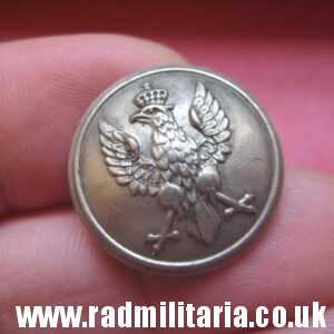 & original POLISH MILITARY BUTTON pattern 1927 in good condition, maker: BRON. GRABSKI LODZ