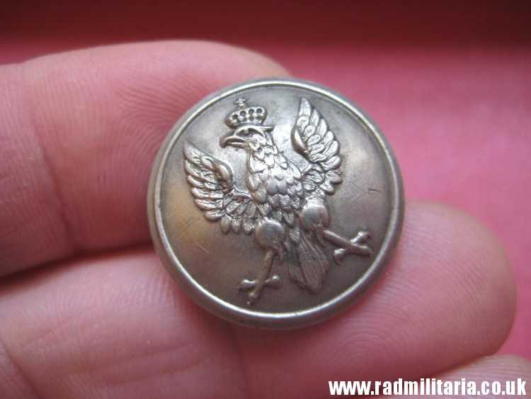 & original POLISH MILITARY BUTTON pattern 1927 in good condition, maker: BRON. GRABSKI LODZ