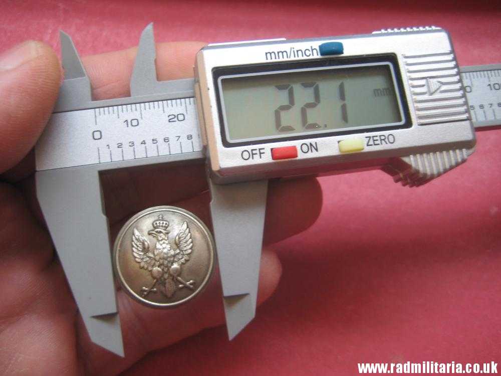 & original POLISH MILITARY BUTTON pattern 1927 in good condition, maker: BRON. GRABSKI LODZ - Image 15