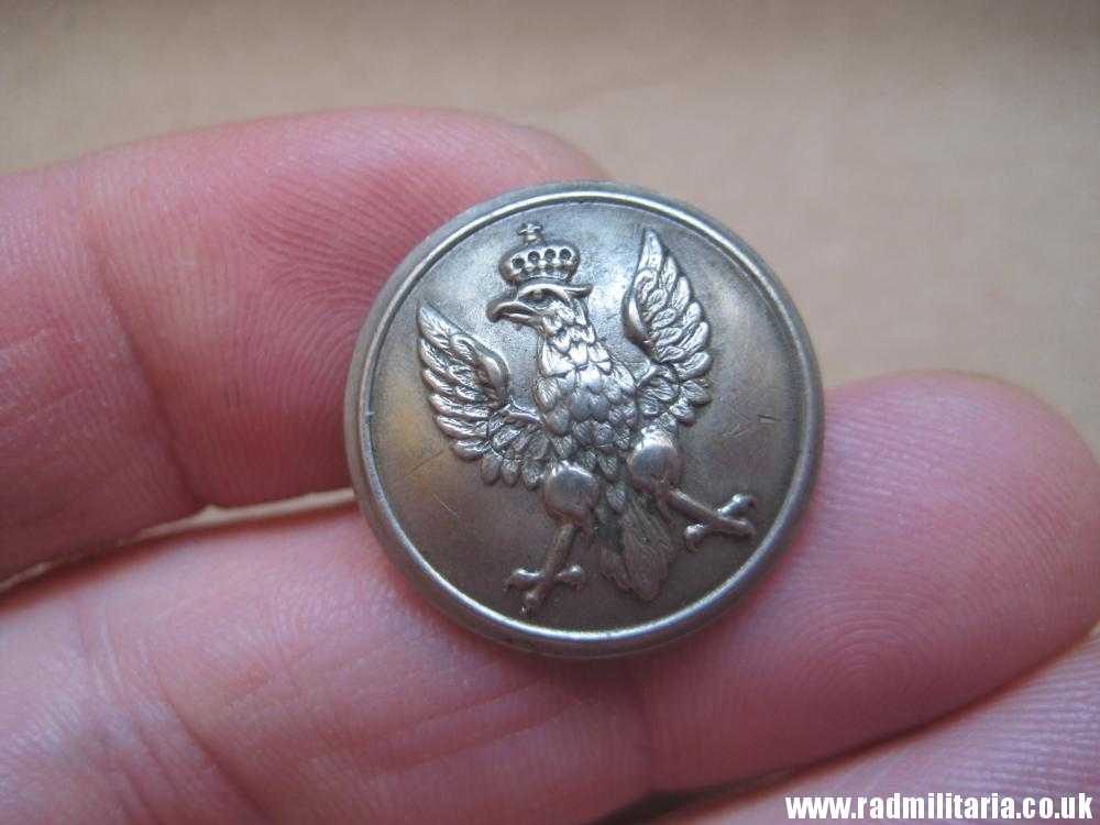 & original POLISH MILITARY BUTTON pattern 1927 in good condition, maker: BRON. GRABSKI LODZ - Image 9