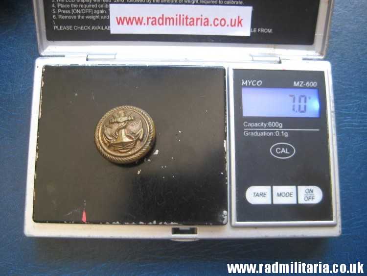 & WW2 original Polish Navy MILITARY BUTTON - Marynarka Wojenna, maker: GAUNT LONDON. - Image 10