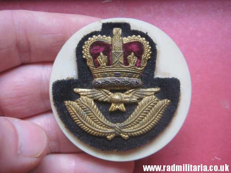 & post WW2 Royal Air Force CAP BADGE RAF original good quality Warrant Officer's BADGE, genuine