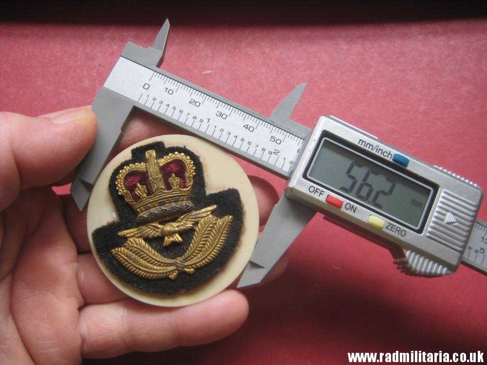 & post WW2 Royal Air Force CAP BADGE RAF original good quality Warrant Officer's BADGE, genuine - Image 6