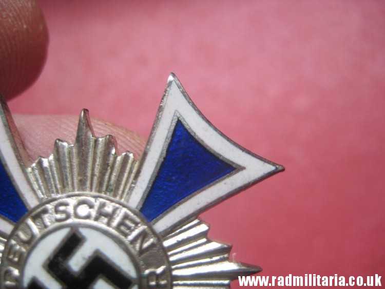 & WW2 original German Cross of Honor of the German Mother, silver class. - Image 12