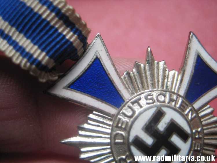 & WW2 original German Cross of Honor of the German Mother, silver class. - Image 13