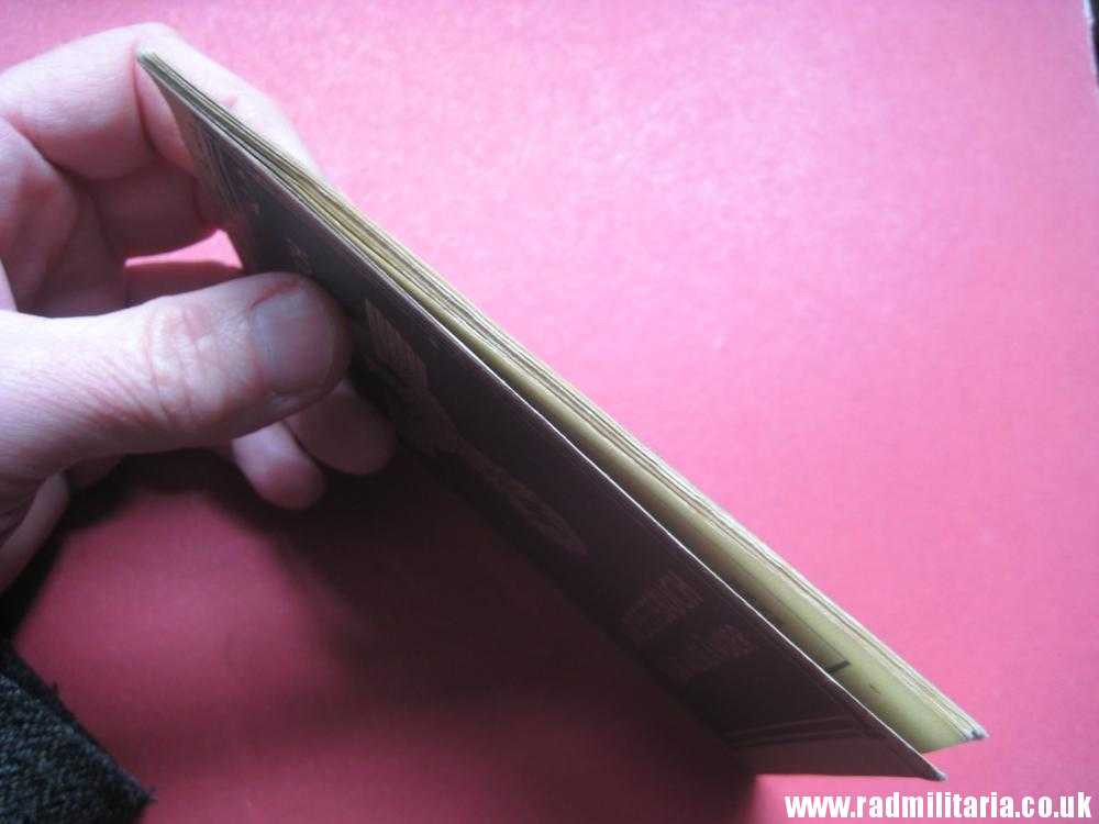 & WW2 German ARBEITSBUCH Fur AUSLANDER original DOCUMENT in good condition. - Image 4