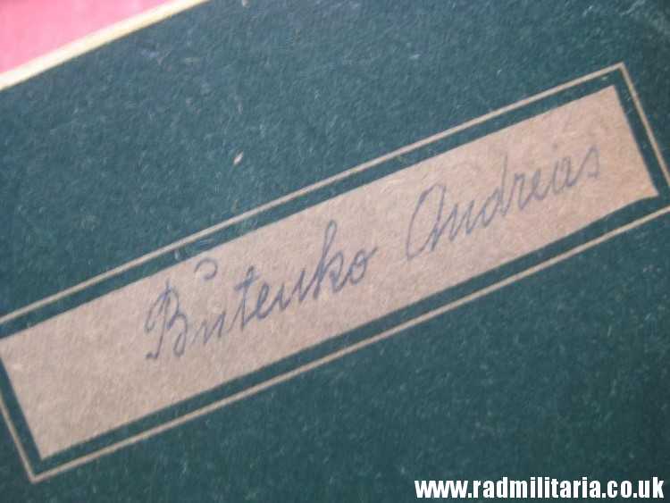 & WW2 German ARBEITSBUCH Fur AUSLANDER original DOCUMENT in good condition. - Image 19
