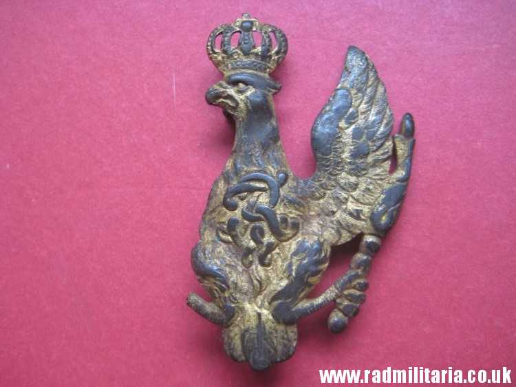 & original Prussian EAGLE BADGE from the cartridge case, Napoleonic Wars. rare. - Image 2