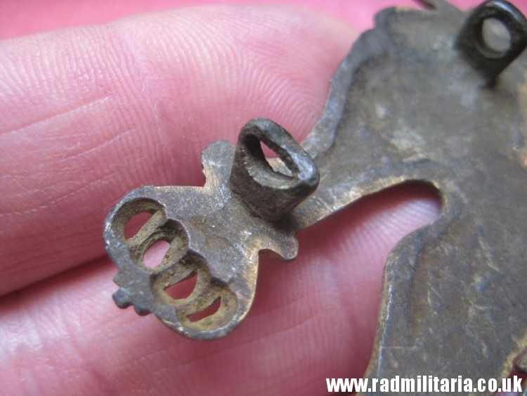 & original Prussian EAGLE BADGE from the cartridge case, Napoleonic Wars. rare. - Image 9