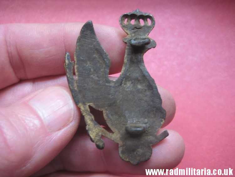 & original Prussian EAGLE BADGE from the cartridge case, Napoleonic Wars. rare. - Image 4