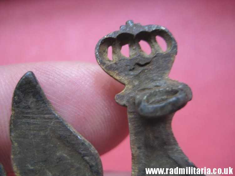 & original Prussian EAGLE BADGE from the cartridge case, Napoleonic Wars. rare. - Image 10