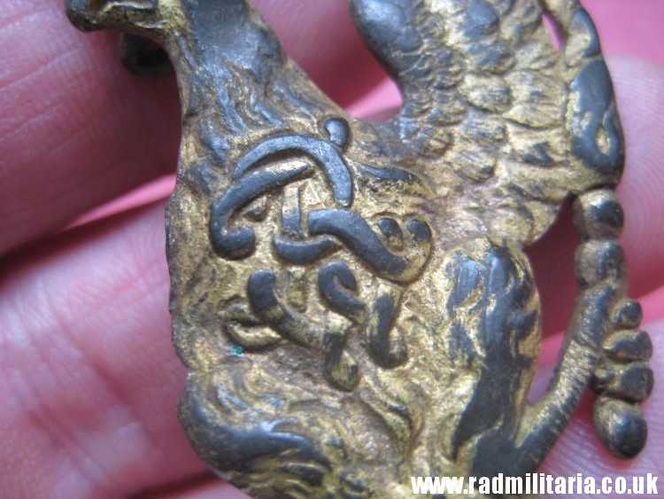 & original Prussian EAGLE BADGE from the cartridge case, Napoleonic Wars. rare. - Image 13