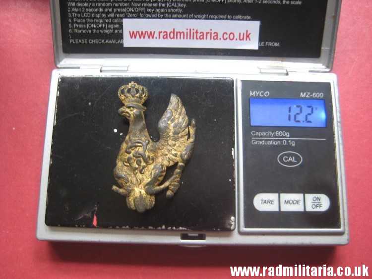 & original Prussian EAGLE BADGE from the cartridge case, Napoleonic Wars. rare. - Image 17