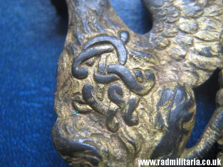 & original Prussian EAGLE BADGE from the cartridge case, Napoleonic Wars. rare. - Image 15
