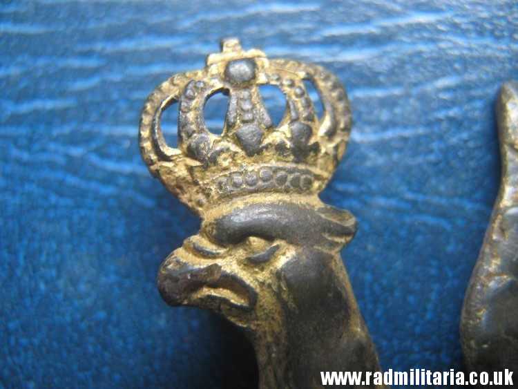 & original Prussian EAGLE BADGE from the cartridge case, Napoleonic Wars. rare. - Image 16