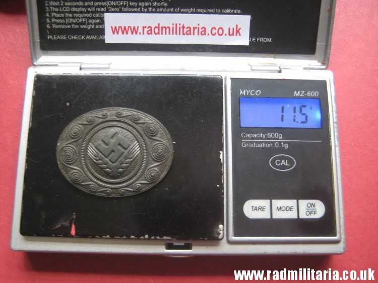 & WW2 original German BROCHE BADGE - RADWJ Broche. REICHSARBEITSDIENST. - Image 10