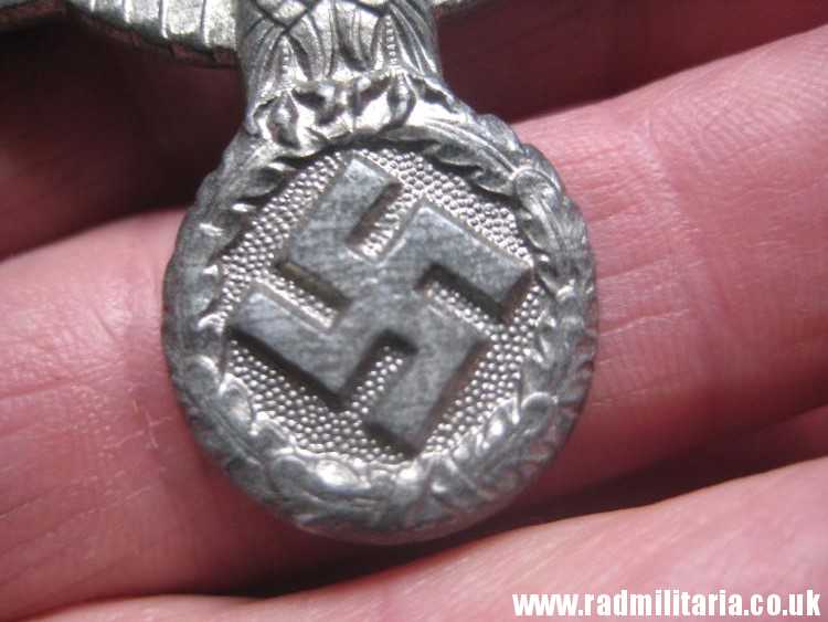 & WW2 Nazi German NSDAP eagle BADGE - zinc Cap Badge, marked: RZM M1/111 - good condition. - Image 17