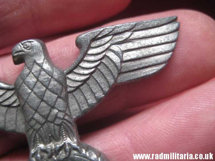 & WW2 Nazi German NSDAP eagle BADGE - zinc Cap Badge, marked: RZM M1/111 - good condition. - Image 18