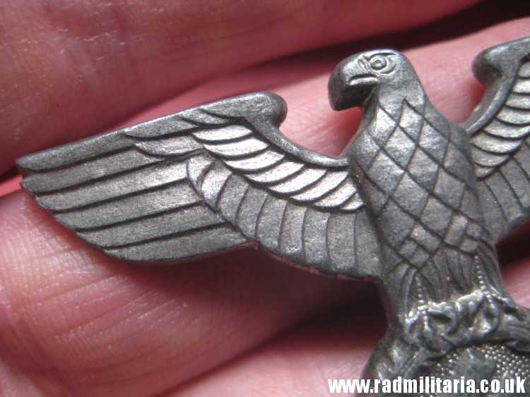 & WW2 Nazi German NSDAP eagle BADGE - zinc Cap Badge, marked: RZM M1/111 - good condition. - Image 19