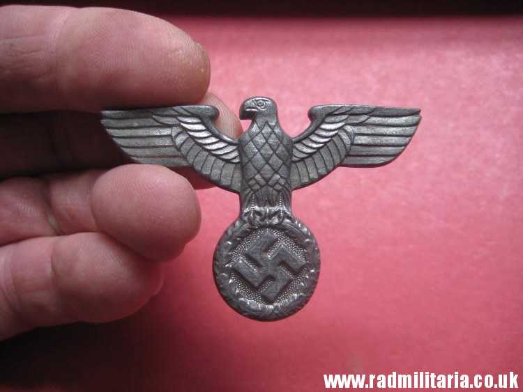 & WW2 Nazi German NSDAP eagle BADGE - zinc Cap Badge, marked: RZM M1/111 - good condition. - Image 25