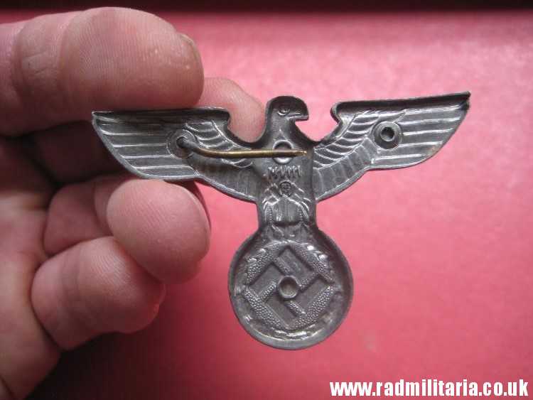 & WW2 Nazi German NSDAP eagle BADGE - zinc Cap Badge, marked: RZM M1/111 - good condition. - Image 26