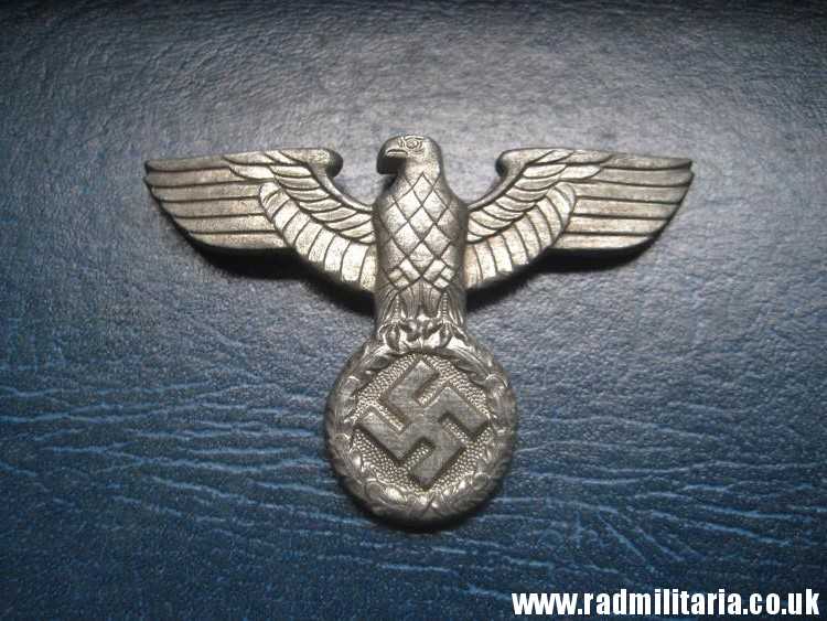& WW2 Nazi German NSDAP eagle BADGE - zinc Cap Badge, marked: RZM M1/111 - good condition. - Image 27