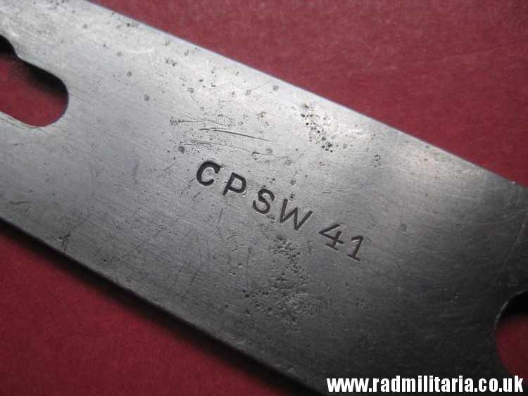 & WW2 original German FORK with Eagle marked: CPSW 41 stainless steel - 3RD REICH CUTLERY. - Image 5