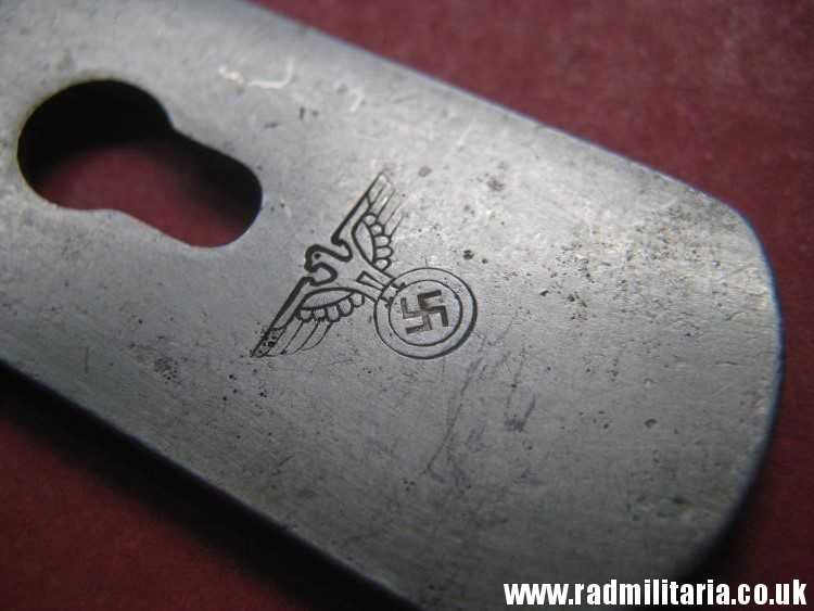 & WW2 original German FORK with Eagle marked: CPSW 41 stainless steel - 3RD REICH CUTLERY.