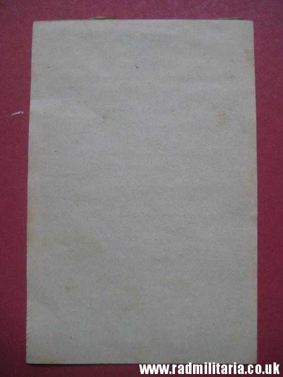 & WW2 German DOCUMENT: Altkleider und Spinnstoffsammlung 1942 - 100% genuine - Image 7