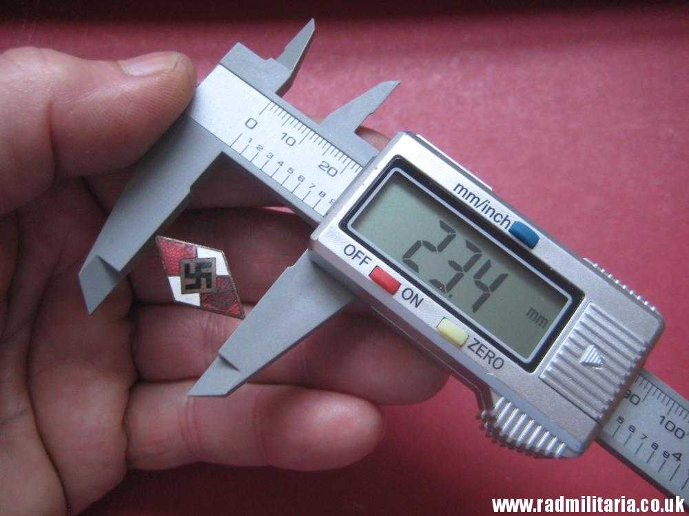 & WW2 GERMAN HJ MEMBERSHIP ENAMEL BADGE - HitlerJugend. RZM M1/78 Ges. Gesch. GENUINE ! - Image 7