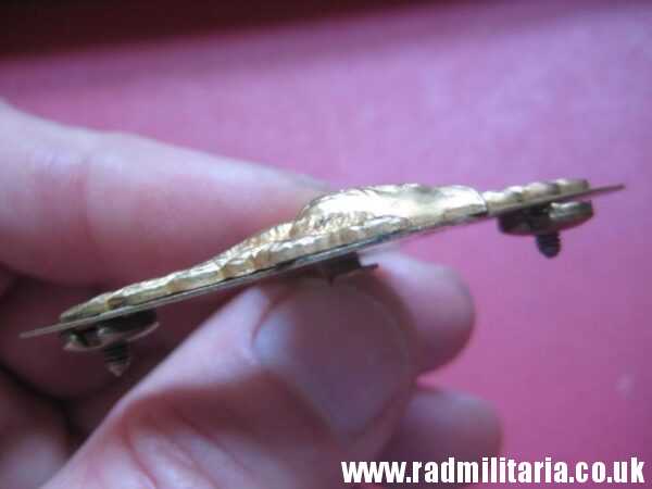 & WW2 Royal Air Force BADGE RAF original badge with maker mark: LUDLOW LONDON, rare. Genuine !! - Image 9