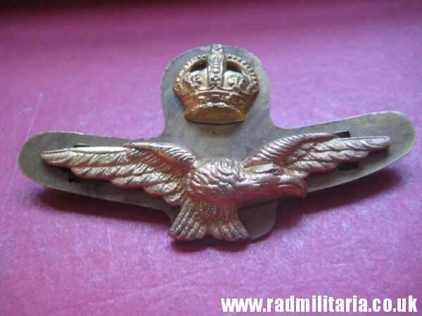 & WW2 Royal Air Force BADGE RAF original badge with maker mark: LUDLOW LONDON, rare. Genuine !! - Image 25