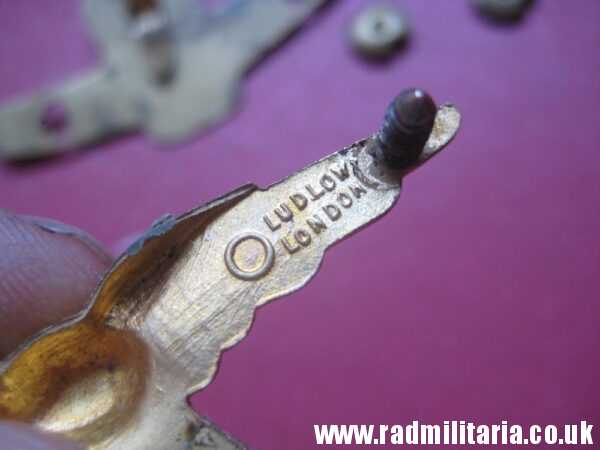 & WW2 Royal Air Force BADGE RAF original badge with maker mark: LUDLOW LONDON, rare. Genuine !! - Image 21