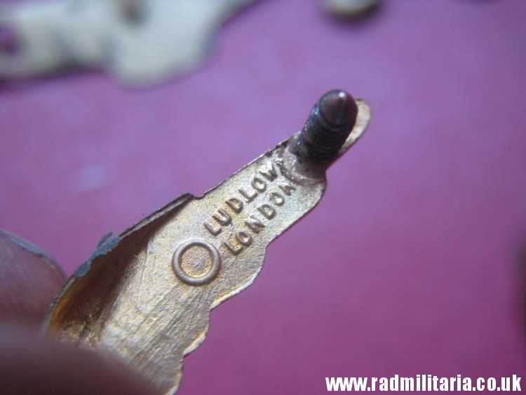 & WW2 Royal Air Force BADGE RAF original badge with maker mark: LUDLOW LONDON, rare. Genuine !! - Image 22
