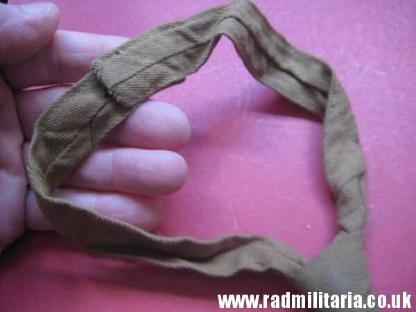 & original WW2 German SA (SturmAbteilung) brown TIE with enamel NSDAP membership badge, as found - 100% genuine. - Image 13