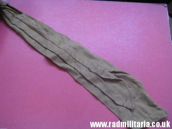 & original WW2 German SA (SturmAbteilung) brown TIE with enamel NSDAP membership badge, as found - 100% genuine. - Image 18