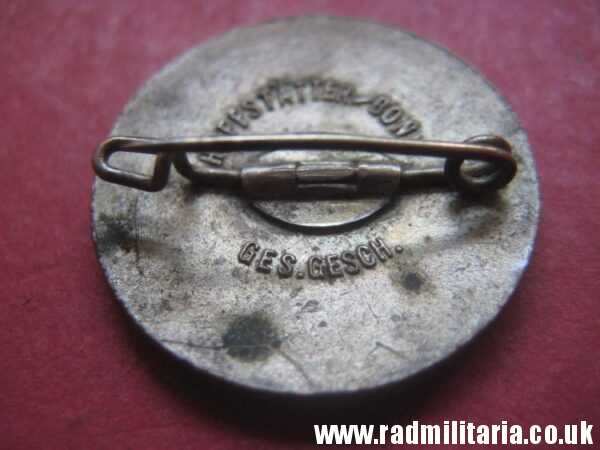 & original WW2 German SA (SturmAbteilung) brown TIE with enamel NSDAP membership badge, as found - 100% genuine. - Image 28