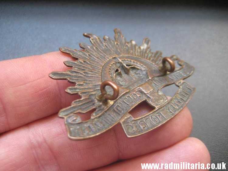 & WW1 Australian RISING SUN BADGE Cap Badge, marked: Stokes Melb. original !! - Image 11
